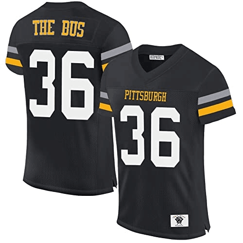 Men Pittsburgh Steelers #36 The Bus black 2024 Nike Limited NFL throwback Jersey->youth nfl jersey->Youth Jersey